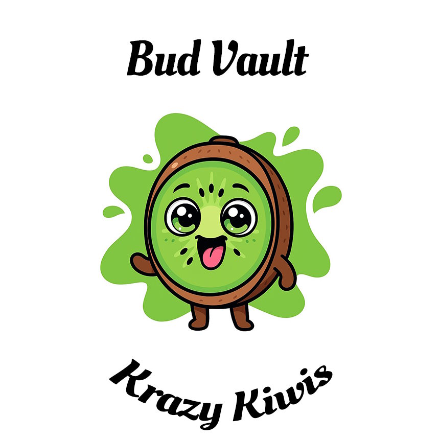 krazy kiwis gummy delta-9 label