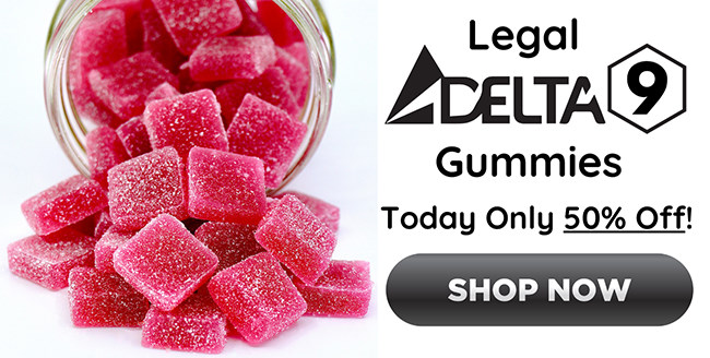 Delta-9 THC 50 Percent Off Offer