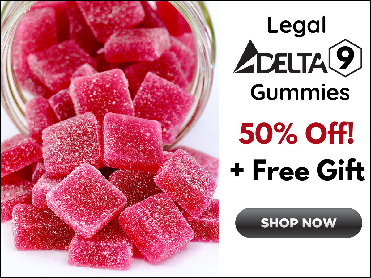 Delta-9 THC 50 Percent Off Offer