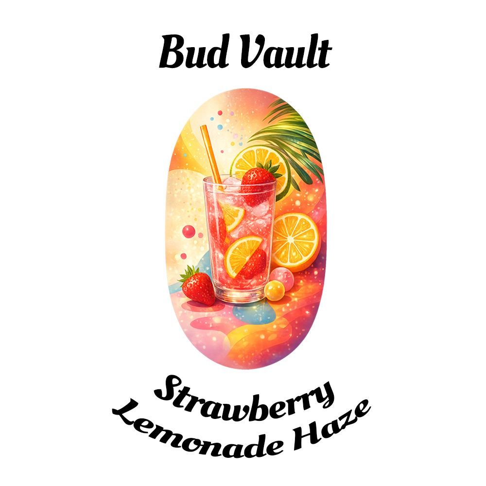 Strawberry Lemonade Haze THC Label