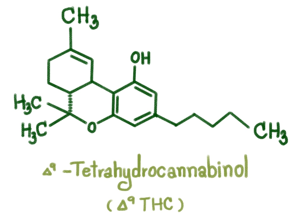 Delta 9 thc molecule