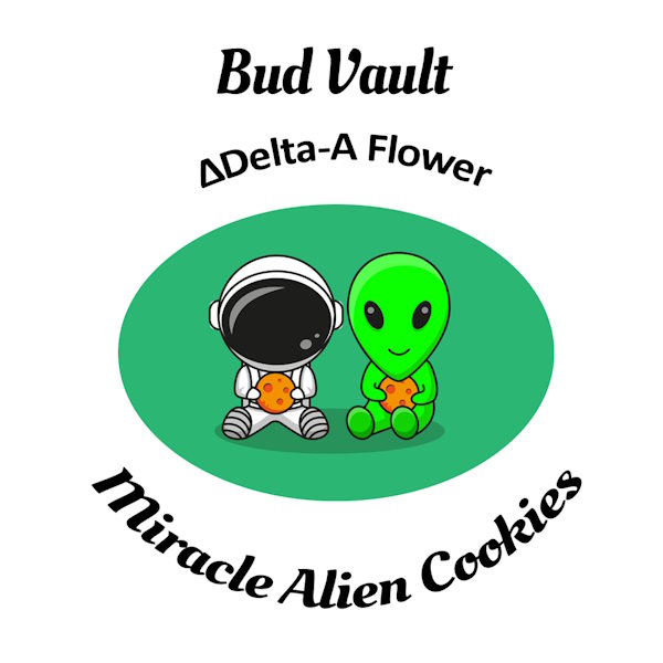 Miracle Alien Cookies Delta-A THC Flower Label