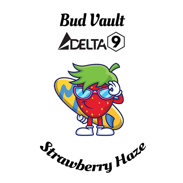 strawberry haze gummy delta-9 label