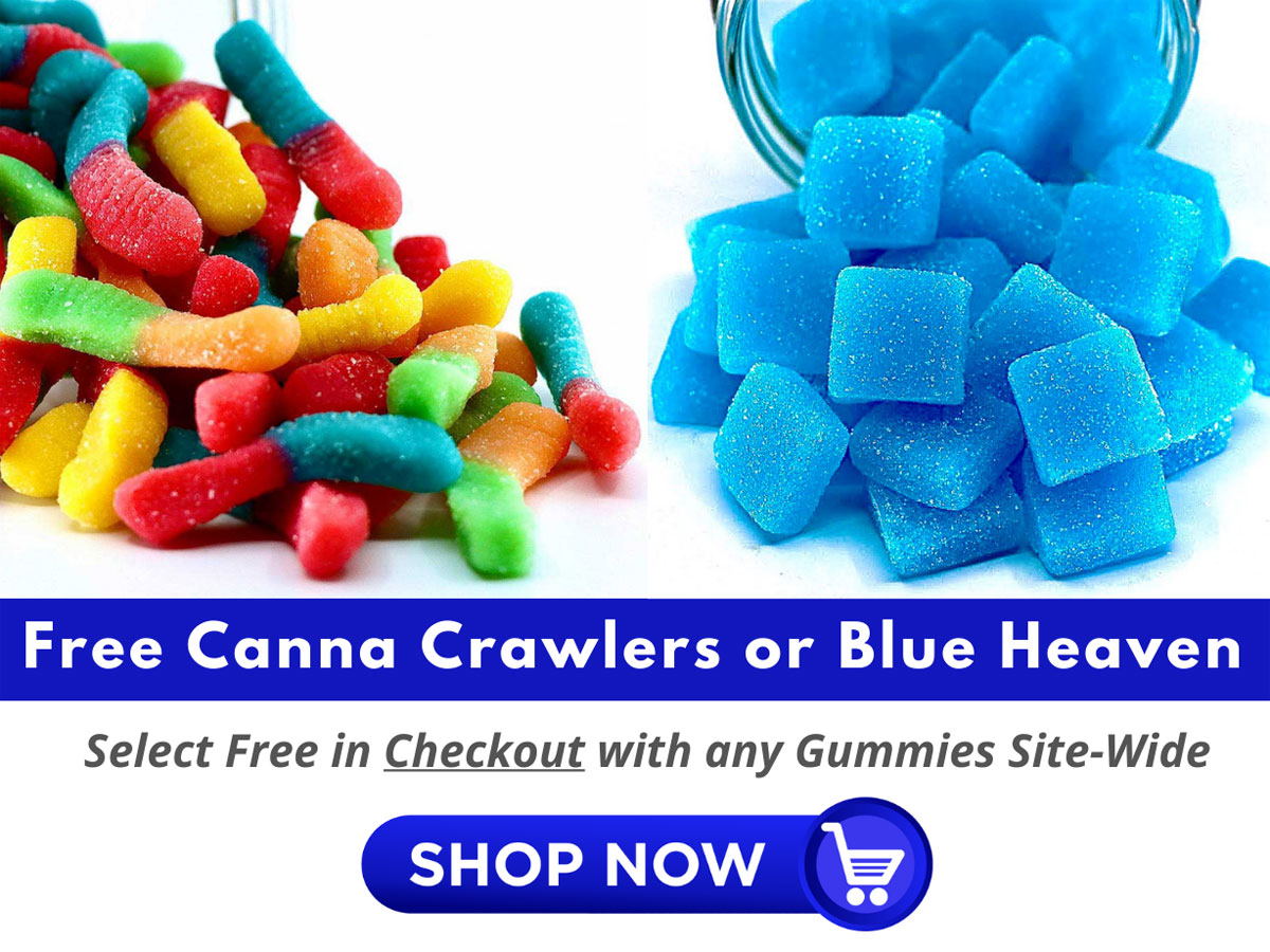 Free Delta-8 or Delta-9 with Any Gummies